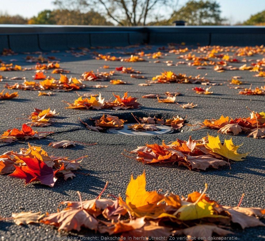 Dakschade In Herfst Utrecht